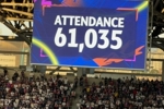 61035人！普斯卡什竞技场超6万人观战阿森纳VS巴黎的欧冠决赛
