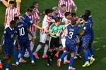 进8强！法国1-0巴拉圭将战摩洛哥 姆巴佩点射杜埃造点主裁引争议